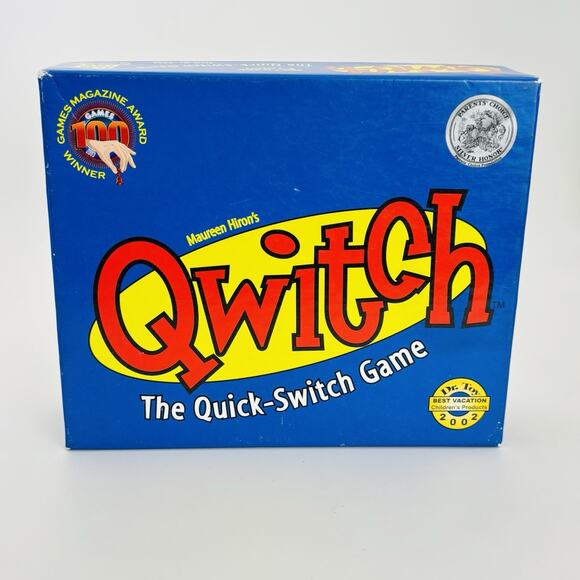 2002 Maureen Hiron's Award Winning QWITCH The Quick-Switch Card Game. Complete. - Picture 1 of 13